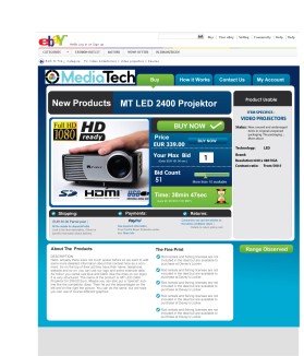 Web Design entry 192221 submitted by Jorq to the Web Design for Ebay Ad Website run by eugen3000
