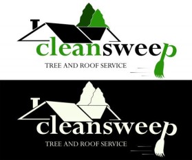 Logo Design Entry 27484 submitted by banned_graphichound to the contest for Clean Sweep Tree and Roof Service run by catanuba23