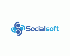 Logo Design entry 195594 submitted by werd to the Logo Design for Socialsoft / socialsoft.com run by socialsoft