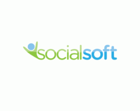 Logo Design entry 195617 submitted by Violet to the Logo Design for Socialsoft / socialsoft.com run by socialsoft