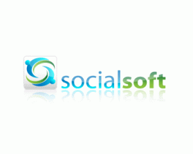 Logo Design entry 195645 submitted by da fella to the Logo Design for Socialsoft / socialsoft.com run by socialsoft
