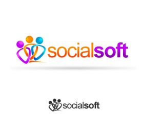 Logo Design Entry 195650 submitted by werd to the contest for Socialsoft / socialsoft.com run by socialsoft