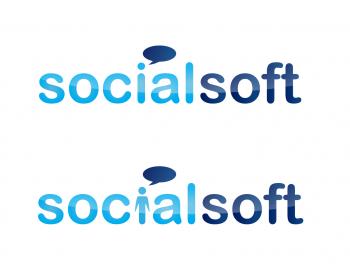 Logo Design entry 195659 submitted by kyro6design to the Logo Design for Socialsoft / socialsoft.com run by socialsoft