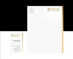 Business Card & Stationery Design entry 226323 submitted by rosid to the Business Card & Stationery Design for Botanx, LLC run by botanxllc