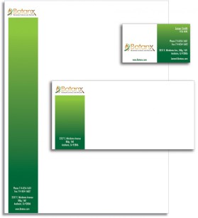 Business Card & Stationery Design Entry 226365 submitted by NightOwlGraphics to the contest for Botanx, LLC run by botanxllc