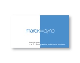 Business Card & Stationery Design entry 227114 submitted by santacruzdesign to the Business Card & Stationery Design for MarekWayne run by marekwayne
