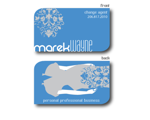 Business Card & Stationery Design entry 227117 submitted by thinkspacedesign to the Business Card & Stationery Design for MarekWayne run by marekwayne
