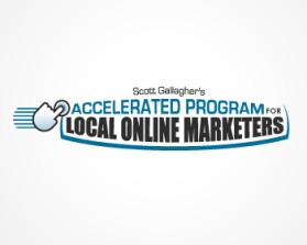 Logo Design entry 227444 submitted by sasyo to the Logo Design for Scott Gallagher\'s Accelerated Program for Local Online Marketers run by oliverolsen
