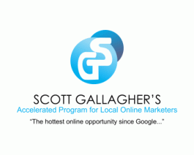 Logo Design entry 227446 submitted by sasyo to the Logo Design for Scott Gallagher\'s Accelerated Program for Local Online Marketers run by oliverolsen