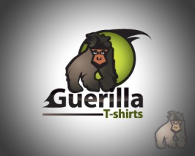 Logo Design entry 232788 submitted by pixela to the Logo Design for Guerilla Tshirts run by tshirtguy