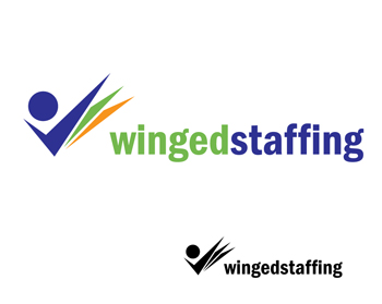 Logo Design entry 235914 submitted by MariaCane to the Logo Design for Winged Staffing run by adfarquhar