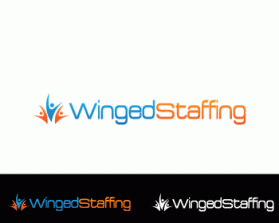 Logo Design entry 235877 submitted by BrandNewEyes to the Logo Design for Winged Staffing run by adfarquhar