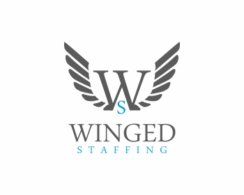 Logo Design entry 235914 submitted by lamp to the Logo Design for Winged Staffing run by adfarquhar