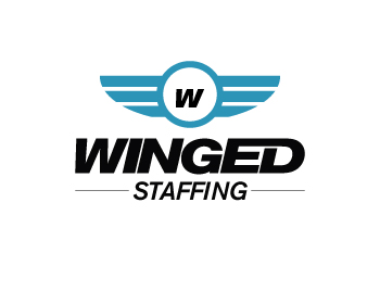 Logo Design entry 235914 submitted by tinydesigns to the Logo Design for Winged Staffing run by adfarquhar