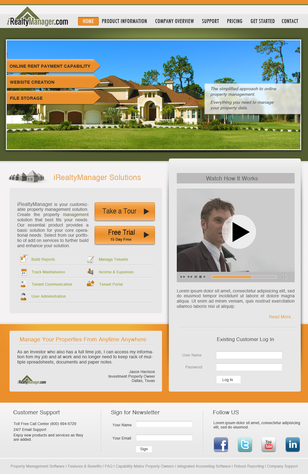 Web Design entry 236741 submitted by Kualkua to the Web Design for irealtymanager.com run by tcollins