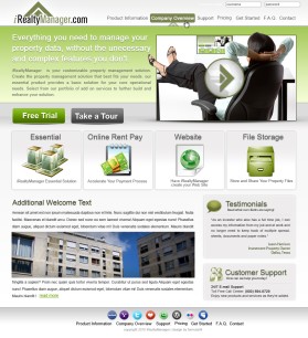Web Design entry 236731 submitted by thislooksgreat to the Web Design for irealtymanager.com run by tcollins