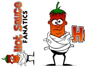 Logo Design entry 237853 submitted by onestringunder to the Logo Design for Hot Sauce Fanatics - hotsaucefanatics.com run by MHeald