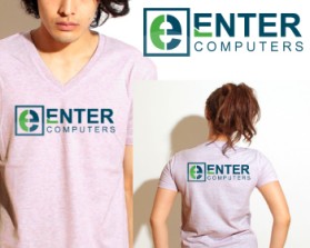 T-Shirt Design Entry 240059 submitted by sevenwurdz to the contest for http://www.entercomputers.com run by entercomputers