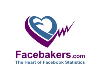 Logo Design entry 244028 submitted by Angelica to the Logo Design for Facebakers.com Facebook statistics run by facebakers