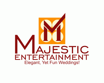 Logo Design entry 252818 submitted by PeggyB to the Logo Design for Majestic Entertainment - Wedding DJ Company run by jakeryan24