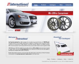 Web Design Entry 254914 submitted by suke to the contest for Home page for JT International run by importexport