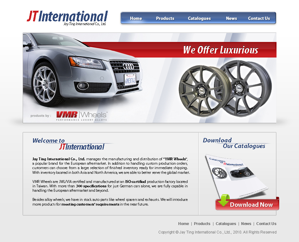 Web Design entry 254920 submitted by suke to the Web Design for Home page for JT International run by importexport