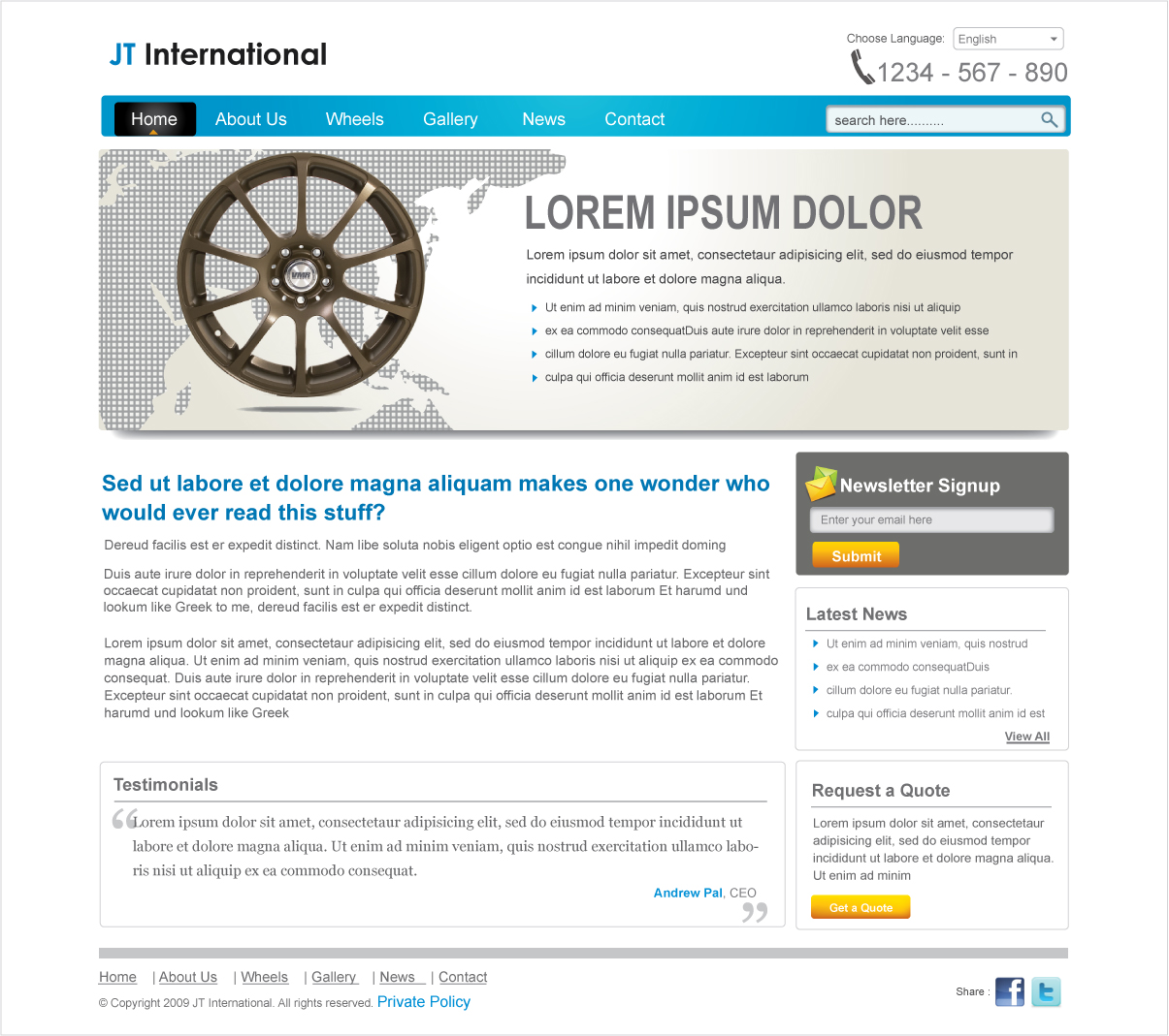 Web Design entry 254915 submitted by maadezine to the Web Design for Home page for JT International run by importexport