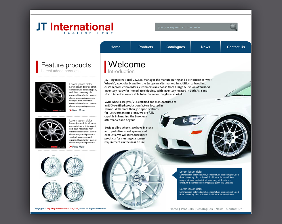 Web Design entry 265814 submitted by ojgraphics