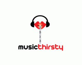 Logo Design entry 255650 submitted by bp_13 to the Logo Design for www.musicthirsty.com run by rwolf817