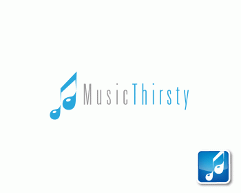 Logo Design entry 255658 submitted by graphica to the Logo Design for www.musicthirsty.com run by rwolf817