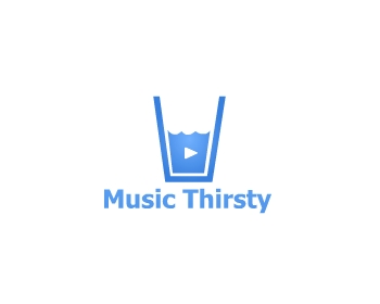 Logo Design entry 255673 submitted by russianhar3 to the Logo Design for www.musicthirsty.com run by rwolf817
