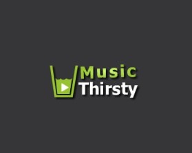 Logo Design entry 255681 submitted by greycrow to the Logo Design for www.musicthirsty.com run by rwolf817