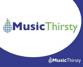 Logo Design entry 255686 submitted by offerwerks to the Logo Design for www.musicthirsty.com run by rwolf817
