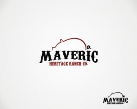 Logo Design entry 261834 submitted by FITRAH  to the Logo Design for Maveric Heritage Ranch Co. LLC run by maveric9
