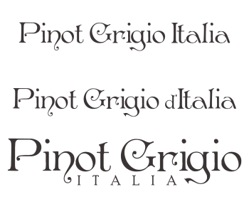 Brandstorming entry 263249 submitted by redusign to the Brandstorming for Pinot Grigio wine brand run by bcastellani