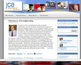 Web Design entry 267151 submitted by ojgraphics to the Web Design for JCA Blog run by Cambron