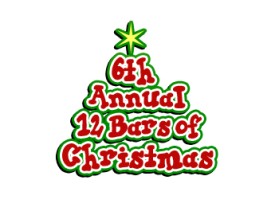 Logo Design entry 271669 submitted by Eric Karl Zimm to the Logo Design for 6th Annual 12 Bars of Christmas run by Kylebolt
