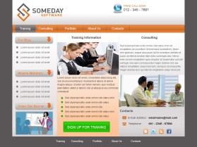 Web Design entry 287653 submitted by jnjnnino to the Web Design for Someday Software run by slapshotcustoms