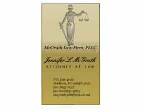Business Card & Stationery Design Entry 287797 submitted by lilroots to the contest for McGrath Law Firm, PLLC run by JMAC