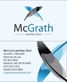 Business Card & Stationery Design Entry 288196 submitted by EZ Marketing to the contest for McGrath Law Firm, PLLC run by JMAC