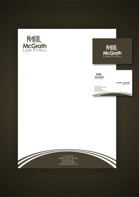 Business Card & Stationery Design Entry 288920 submitted by zaptik to the contest for McGrath Law Firm, PLLC run by JMAC