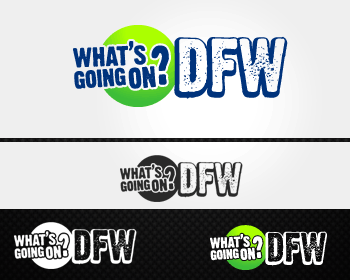 Logo Design entry 292466 submitted by shakala1 to the Logo Design for WhatsGoingOnDFW.com run by TOWGUNNER