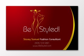 Business Card & Stationery Design entry 292982 submitted by Ayos to the Business Card & Stationery Design for Be Styled! run by staceymsamuel