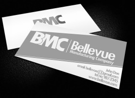 Business Card & Stationery Design Entry 295395 submitted by brandasaur to the contest for Bellevue Manufacturing Company run by alobo