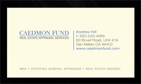 Business Card & Stationery Design entry 297186 submitted by HisEye4Dezign to the Business Card & Stationery Design for Caedmon Fund run by firstpage