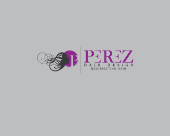 Logo Design entry 298318 submitted by csilviu to the Logo Design for Perez Hair Design run by perez hair design