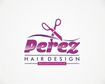 Logo Design entry 298353 submitted by FITRAH  to the Logo Design for Perez Hair Design run by perez hair design
