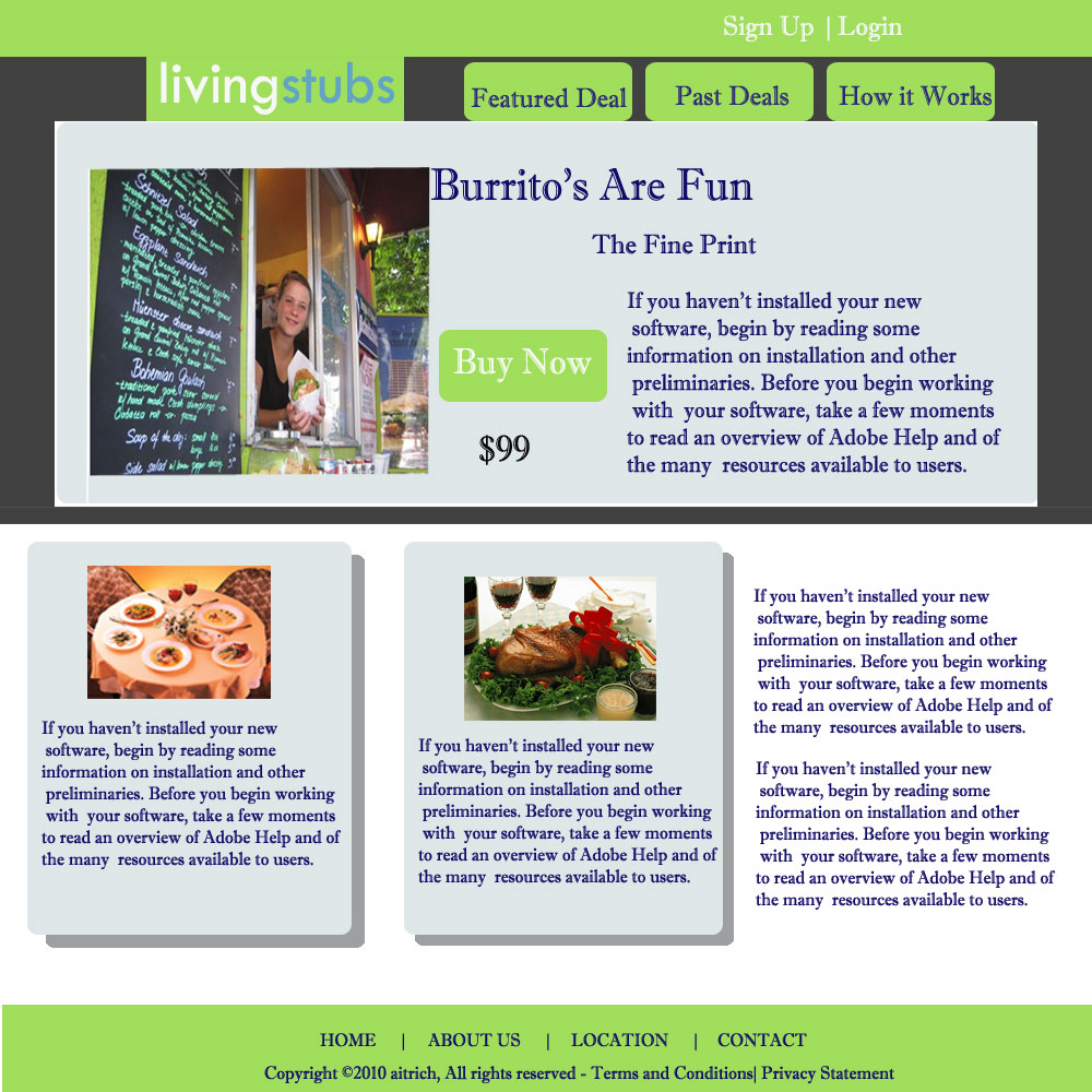 Web Design entry 299814 submitted by deepthianil to the Web Design for LivingTabs run by woodcabf