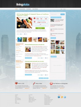 Web Design entry 299846 submitted by dragnoir to the Web Design for LivingTabs run by woodcabf