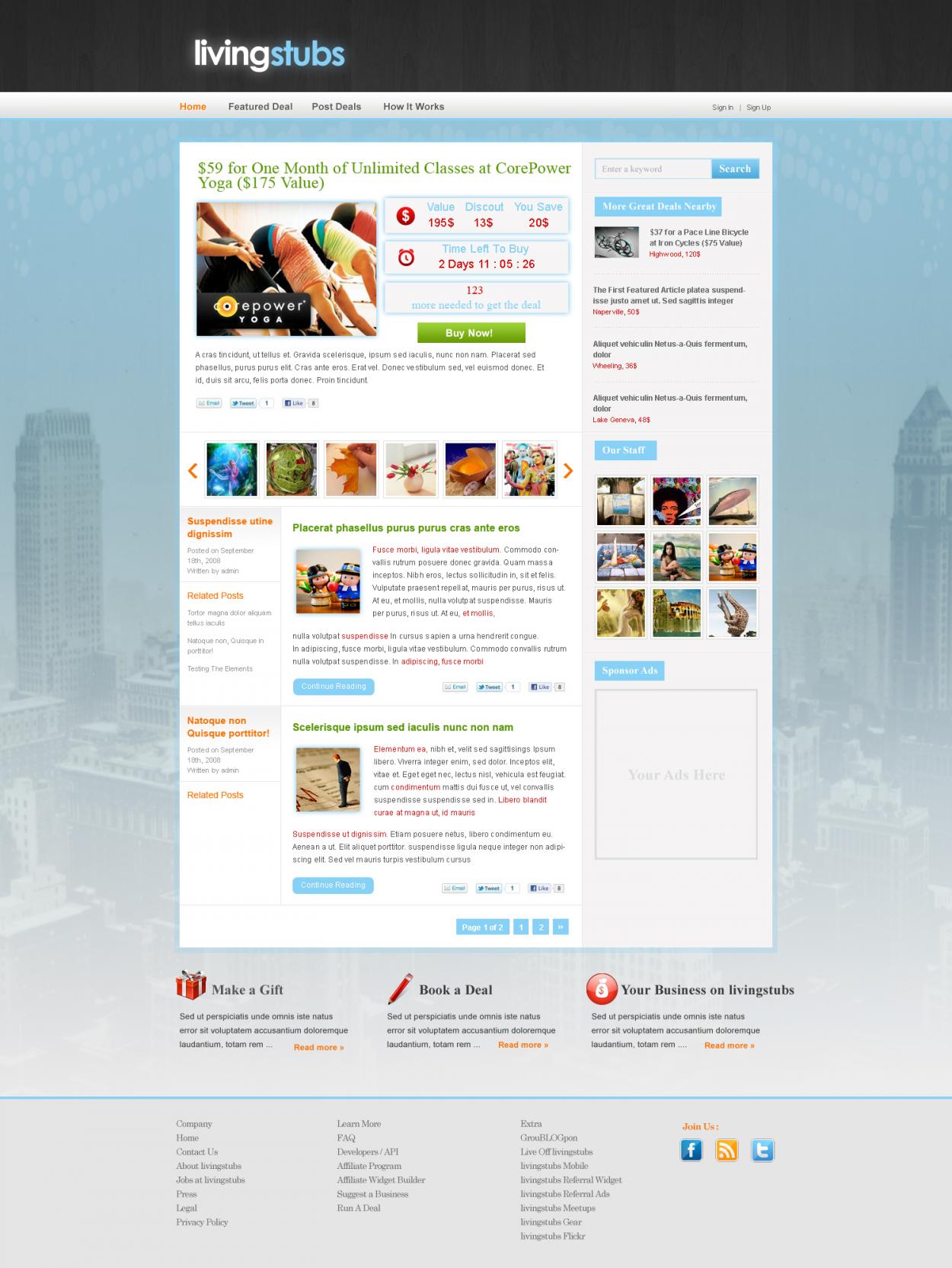 Web Design entry 302502 submitted by dragnoir